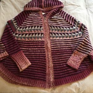 Mystree boho sweater cape S